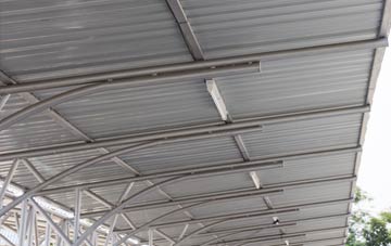 installing Burnt Hill metal roofing