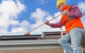 Burnt Hill soft wash roof cleaning